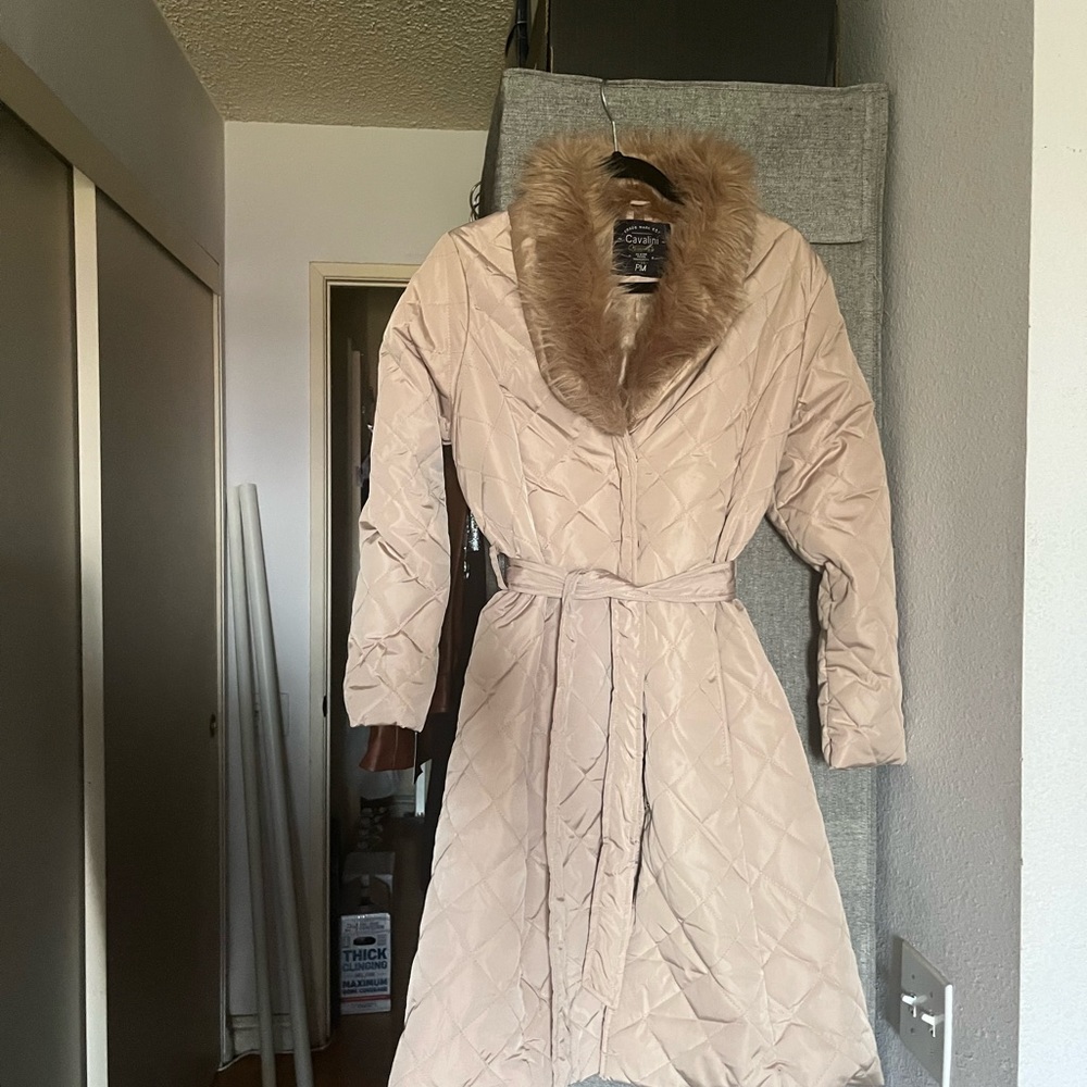 Cavalini quilted puffer jacket petite m